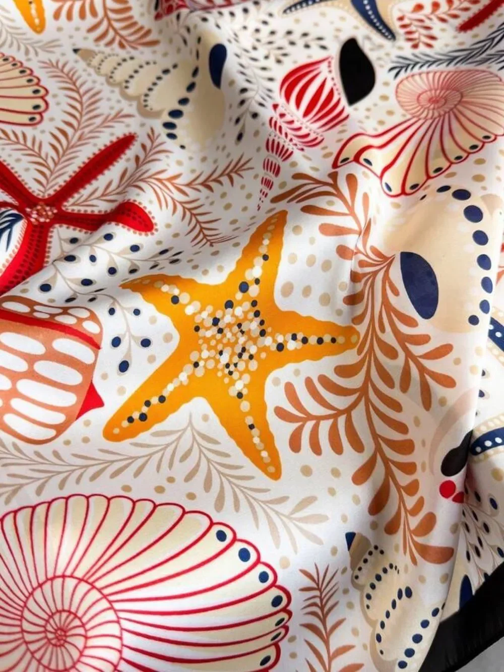 Starfish Print Scarf S169